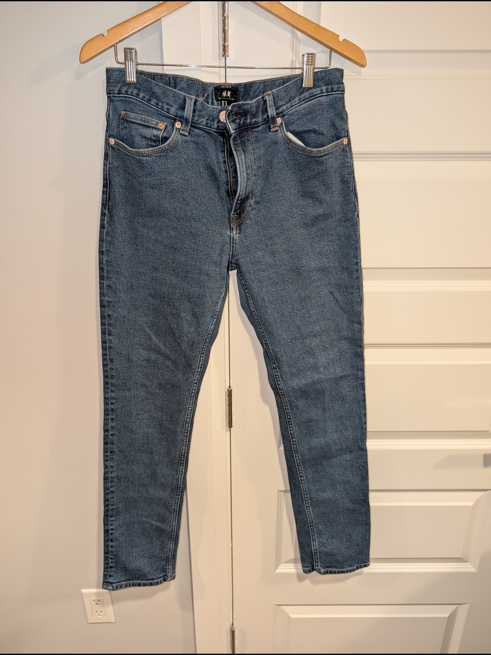 H&M Slim Fit Dark Blue Slim Fit Men's Jeans